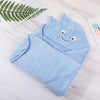 Baby Poncho Bath Towel  Toalla Velvet 90*90cm Fleece Hood Infant Towels Blanket Newborn Baby Hooded Towel Infant Babies Spa